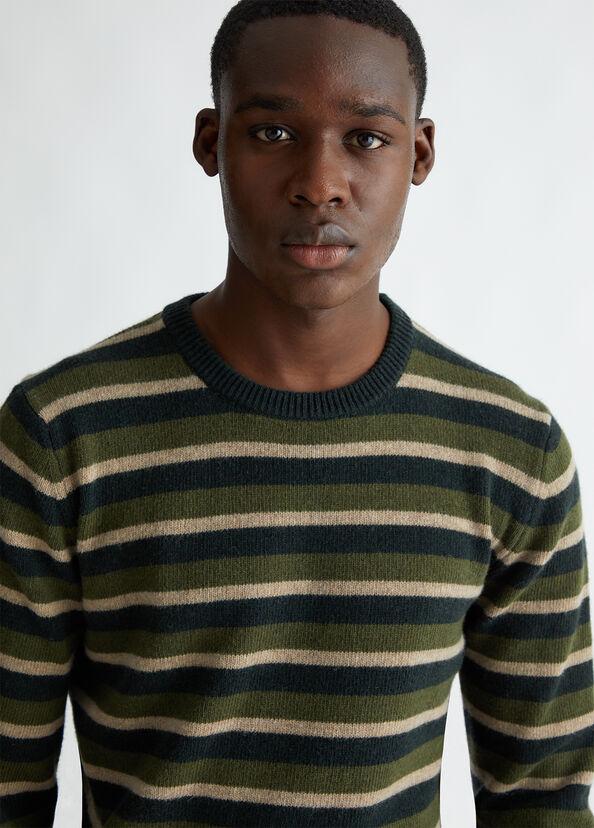 Liu Jo Maglione Verde A Righe