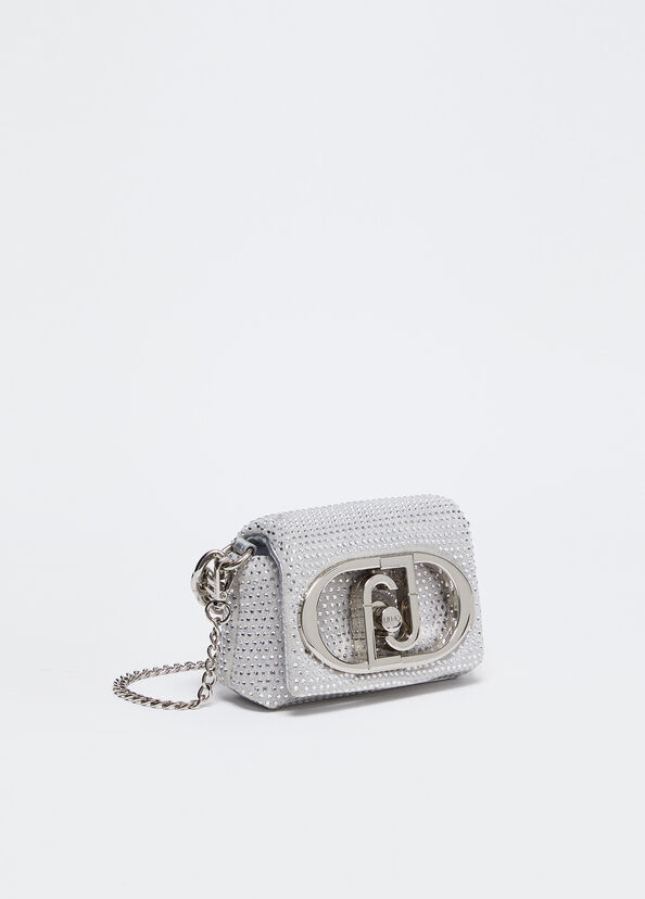 Liu Jo Mini Borsa LaPuffy Con Strass