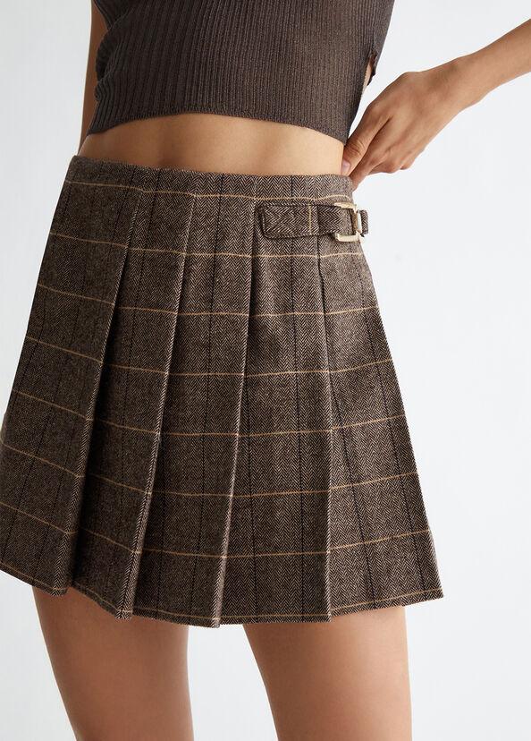 Liu Jo Minigonna Check In Flanella