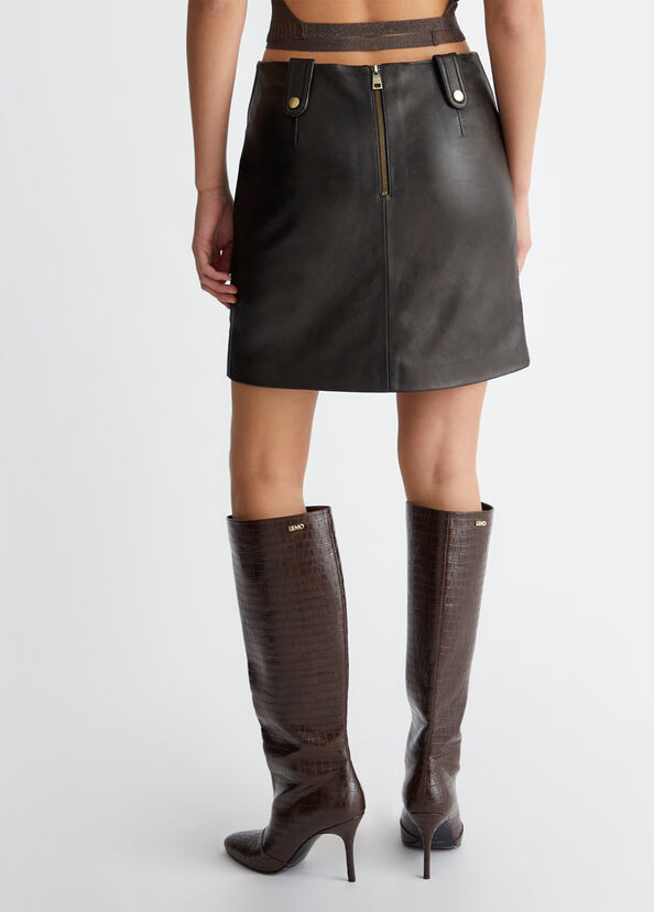 Liu Jo Minigonna In Pelle