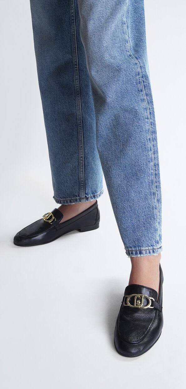 Liu Jo Mocassini neri in morbida nappa