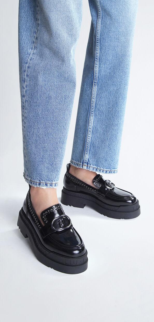 Liu Jo Mocassini platform con borchie
