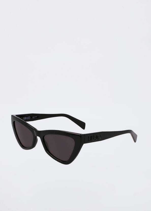 Liu Jo Occhiali Da Sole Neri Cat-eye