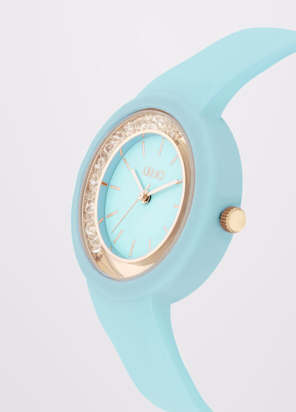 Liu Jo Orologio Azzurro In Silicone