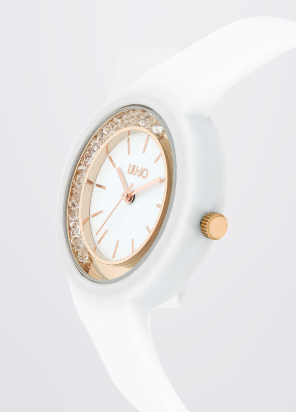Liu Jo Orologio Bianco In Silicone