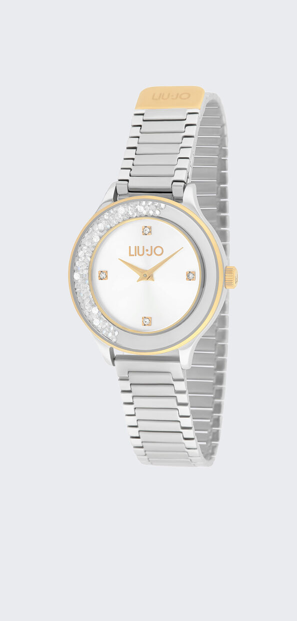 Liu Jo Orologio bicolor con brill