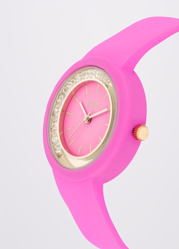 Liu Jo Orologio Fuxia In Silicone