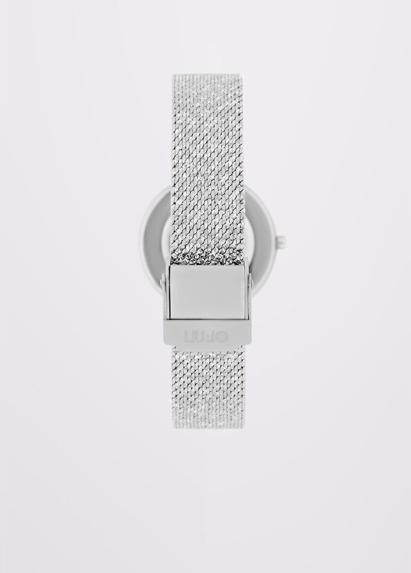 Liu Jo Orologio In Acciaio Con Cristalli