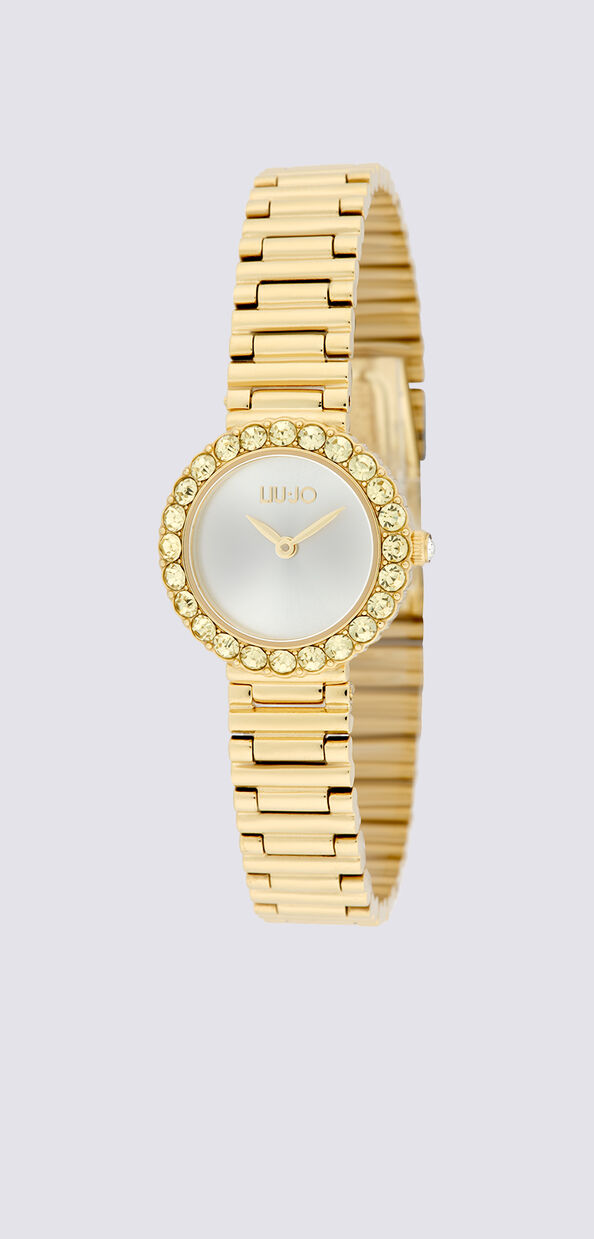 Liu Jo Orologio in acciaio con cristalli
