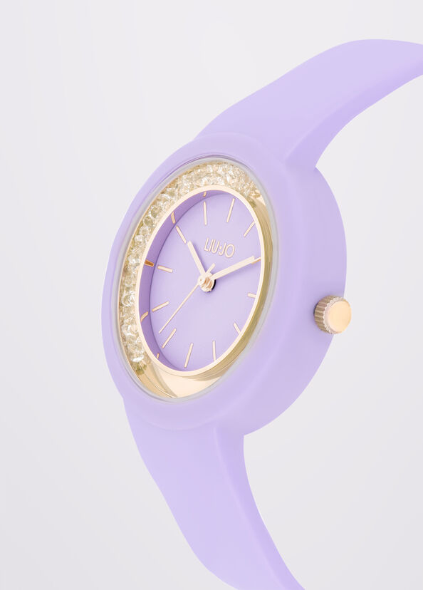 Liu Jo Orologio Lilla In Silicone