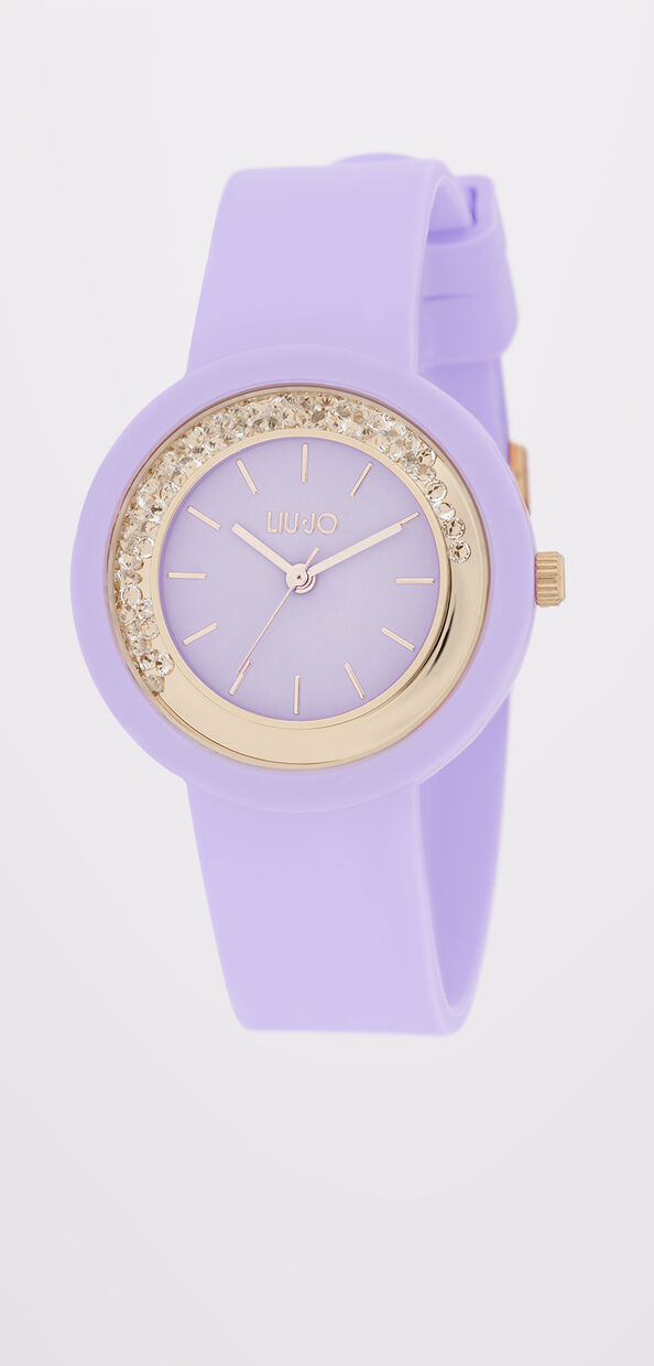 Liu Jo Orologio lilla in silicone