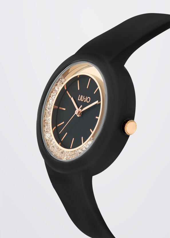 Liu Jo Orologio Nero In Silicone