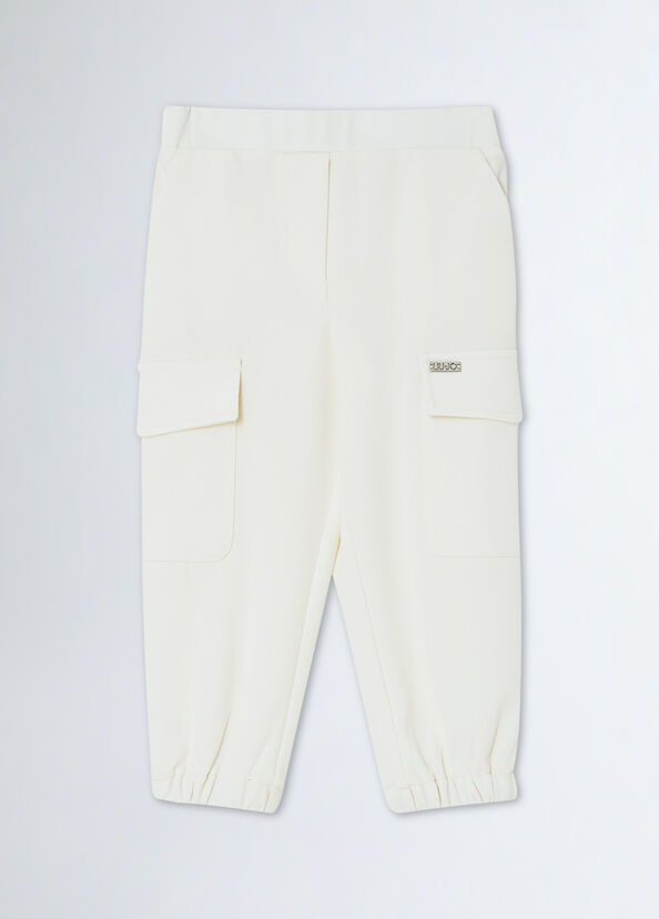 Liu Jo Pantaloni Cargo In Jersey