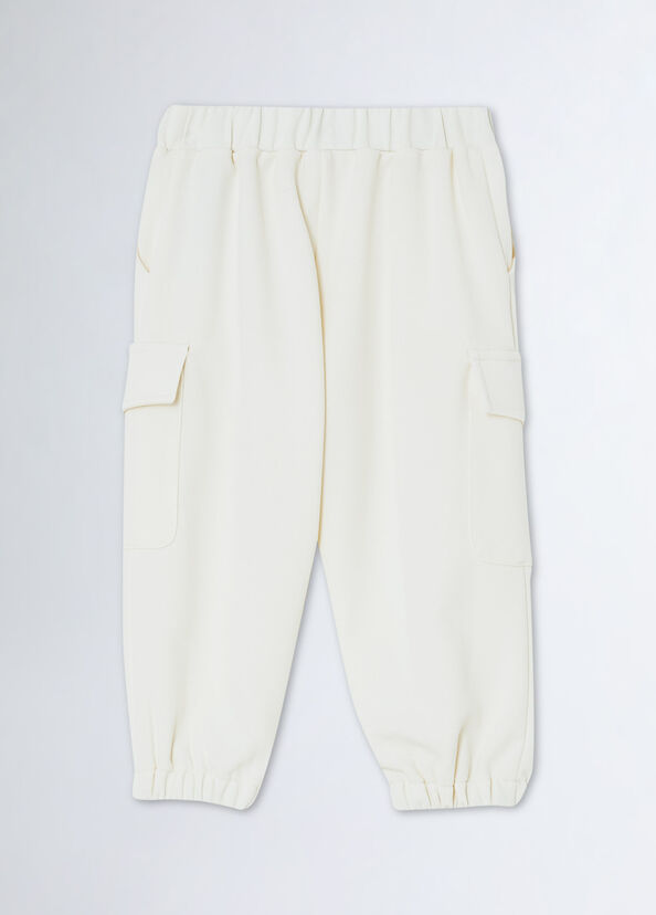 Liu Jo Pantaloni Cargo In Jersey