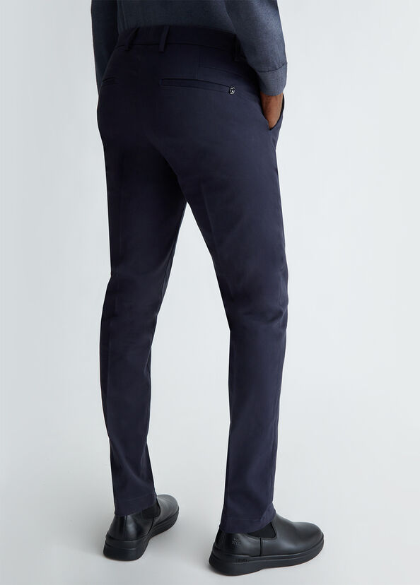 Liu Jo Pantaloni Chino Blu Scuro