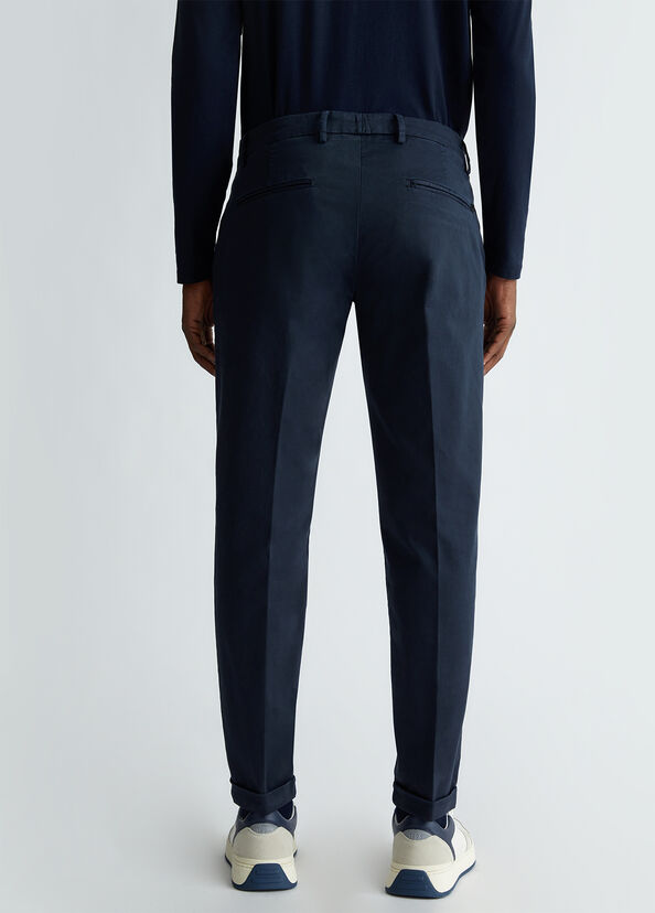 Liu Jo Pantaloni Chino Blu Scuro