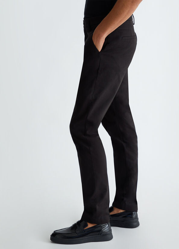Liu Jo Pantaloni Chino Neri Da Uomo