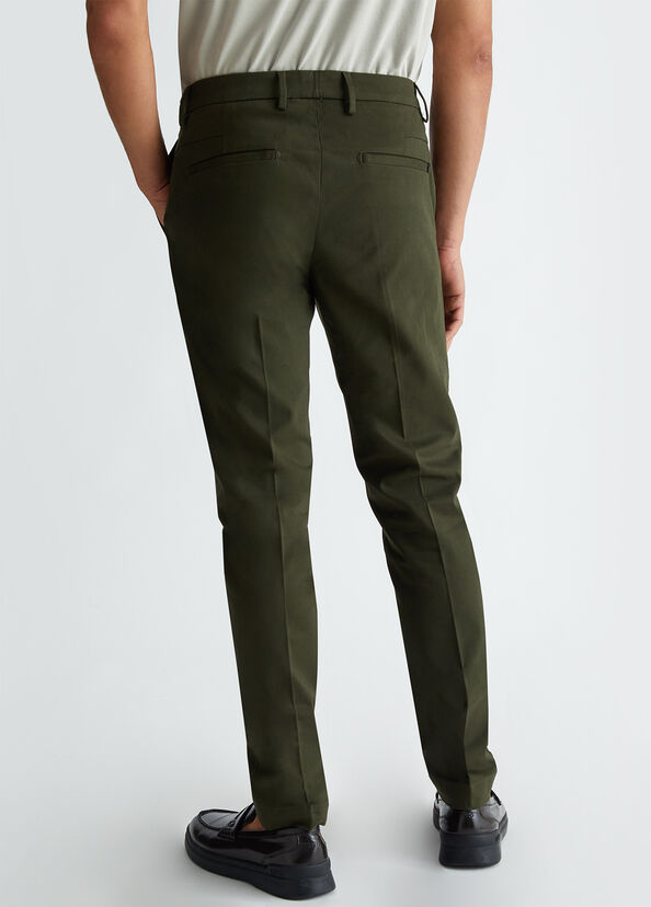 Liu Jo Pantaloni Chino Verdi Da Uomo