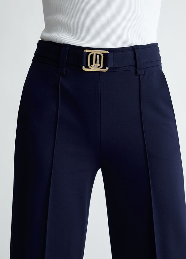 Liu Jo Pantaloni Cropped Con Cintura