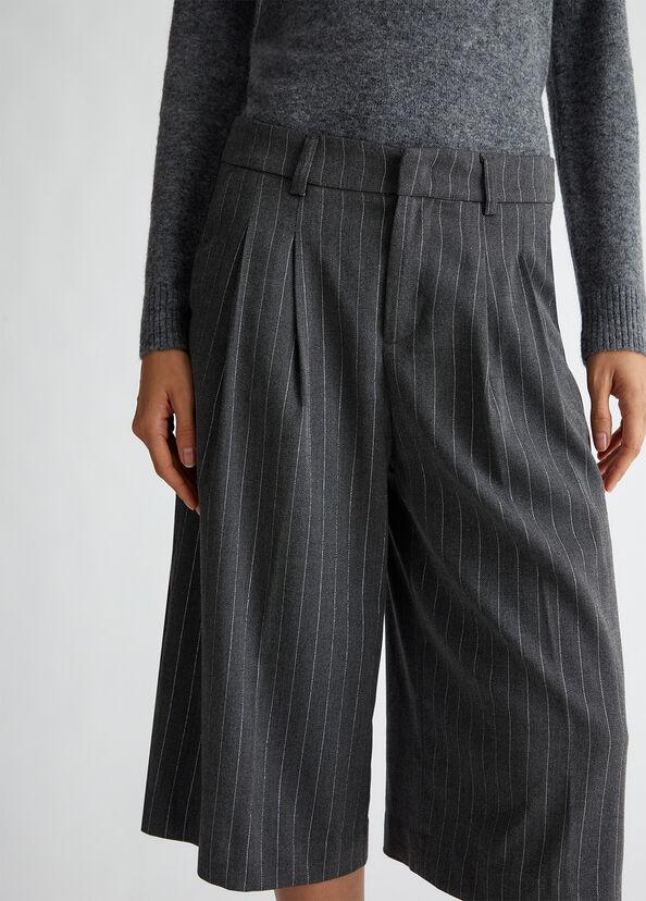 Liu Jo Pantaloni Culotte Gessati