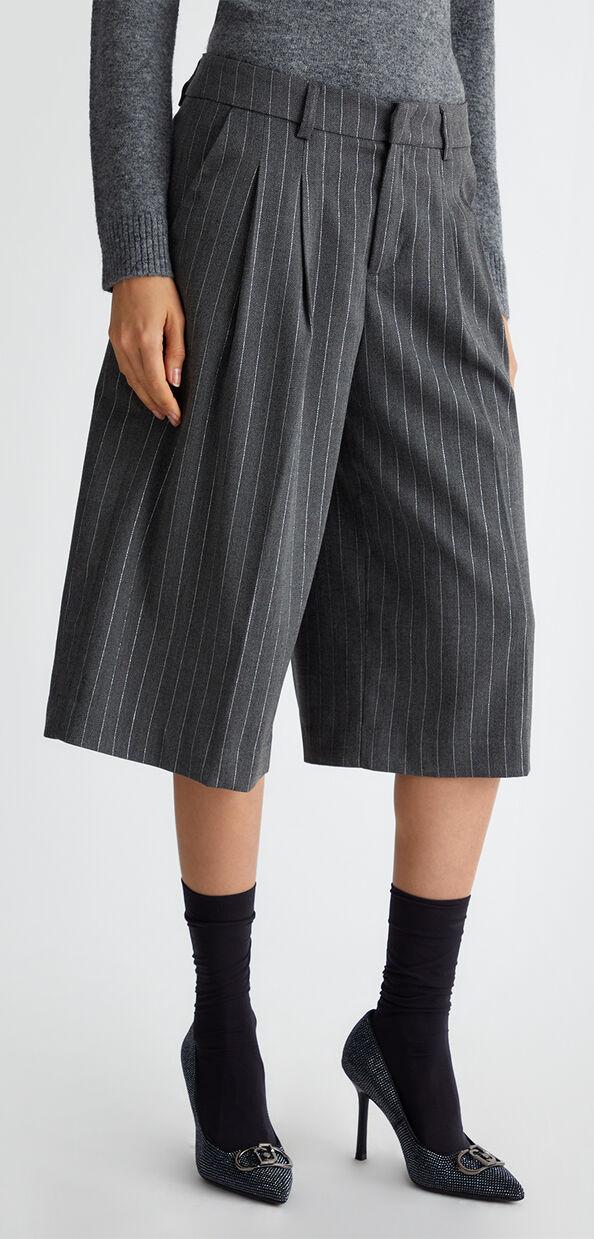 Liu Jo Pantaloni culotte gessati