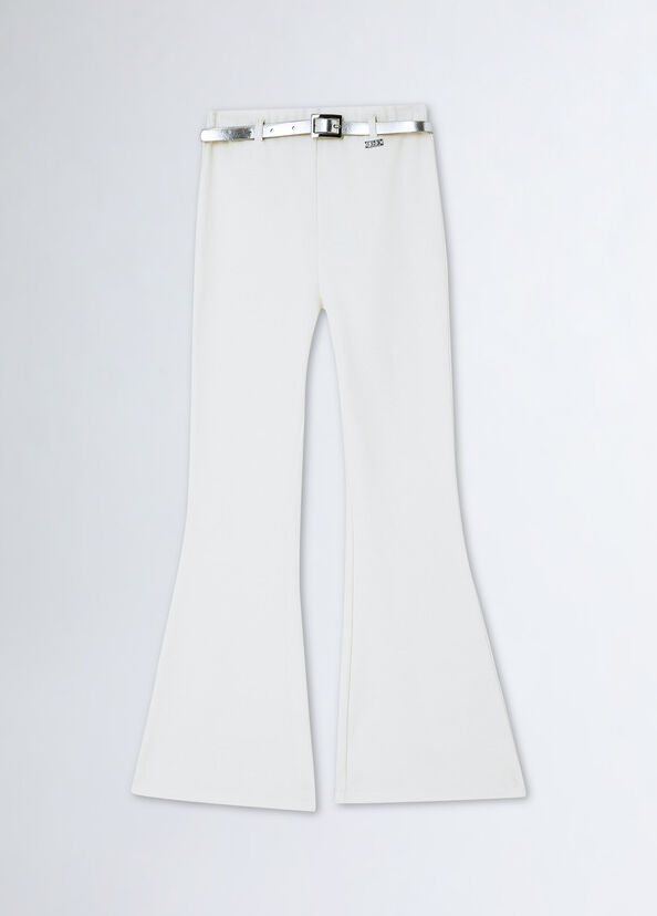 Liu Jo Pantaloni Flare Con Cintura