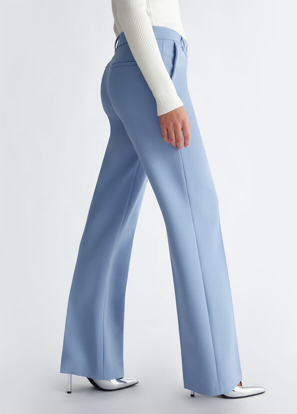 Liu Jo Pantaloni Flare In Crêpe