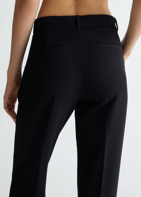 Liu Jo Pantaloni Flare In Crêpe
