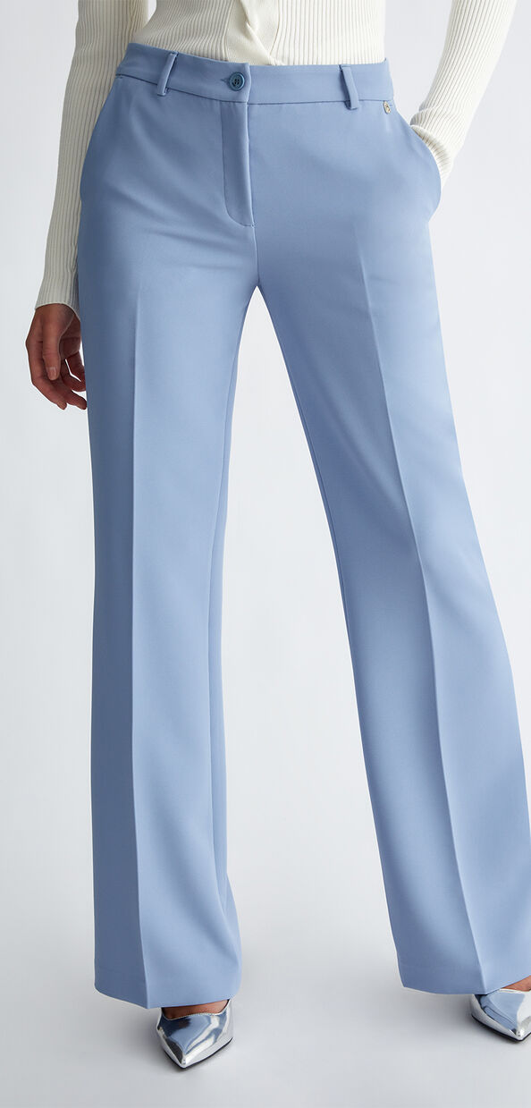 Liu Jo Pantaloni flare in crêpe