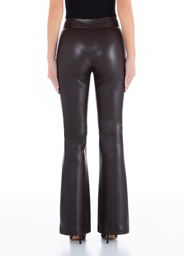 Liu Jo Pantaloni Flare In Tessuto Spalmato