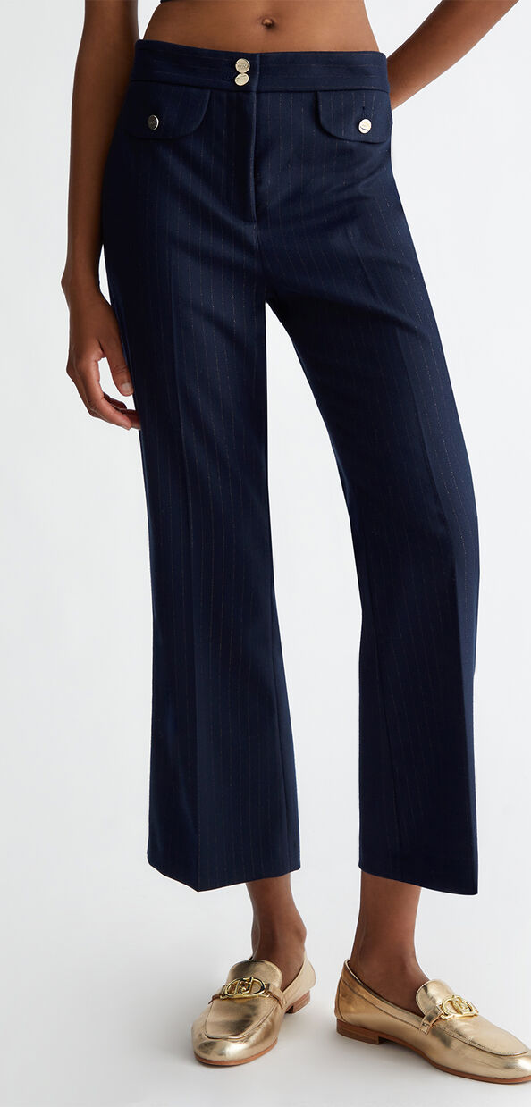 Liu Jo Pantaloni in flanella gessata