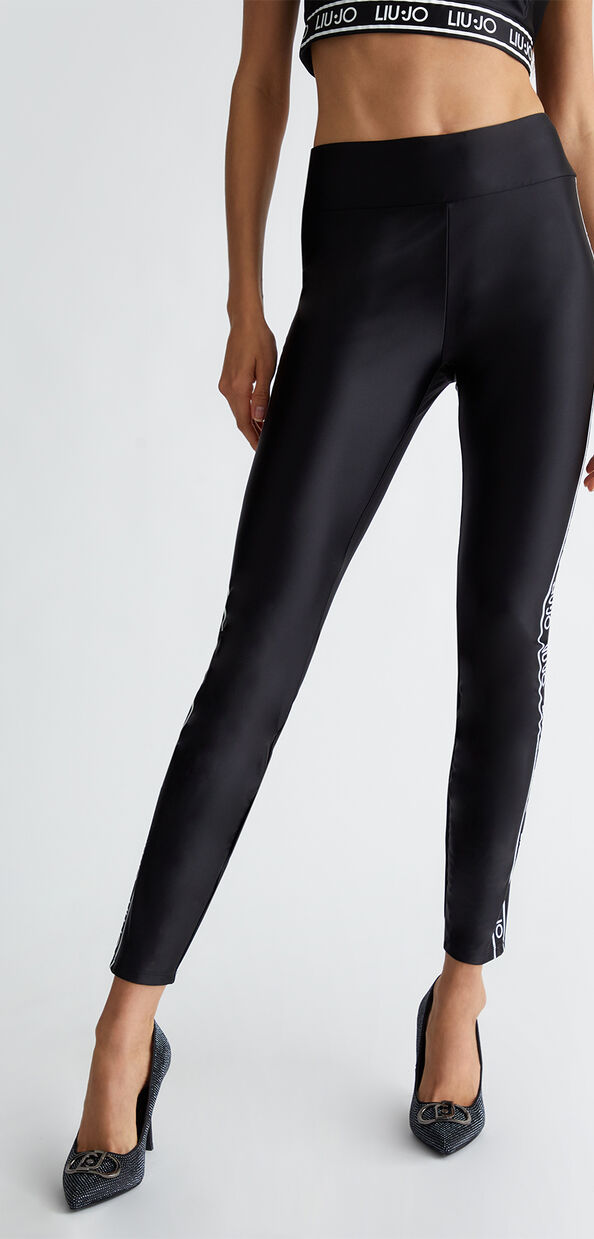 Liu Jo Pantaloni in jersey con logo