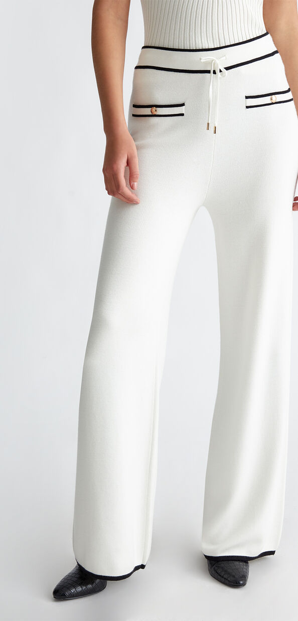 Liu Jo Pantaloni in maglia di misto seta