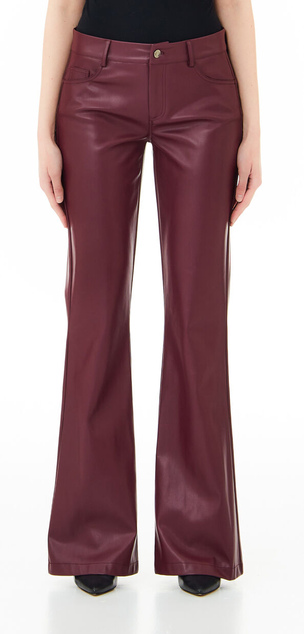 Liu Jo Pantaloni in tessuto spalmato