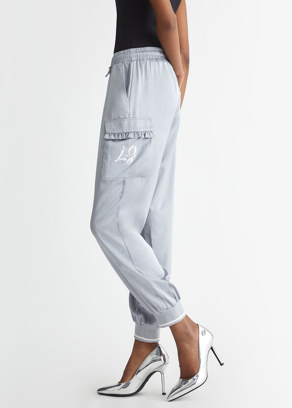 Liu Jo Pantaloni Jogging In Raso