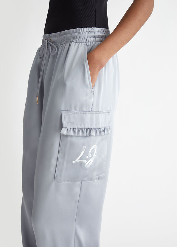 Liu Jo Pantaloni Jogging In Raso
