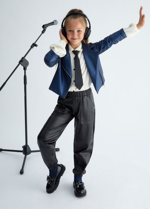 Liu Jo Pantaloni Jogging In Tessuto Spalmato