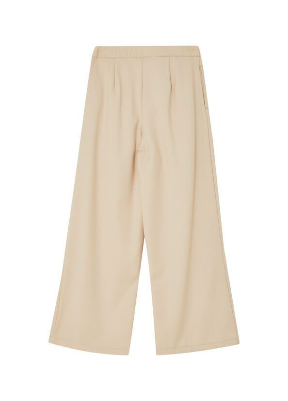 Liu Jo Pantaloni Palazzo Color Panna