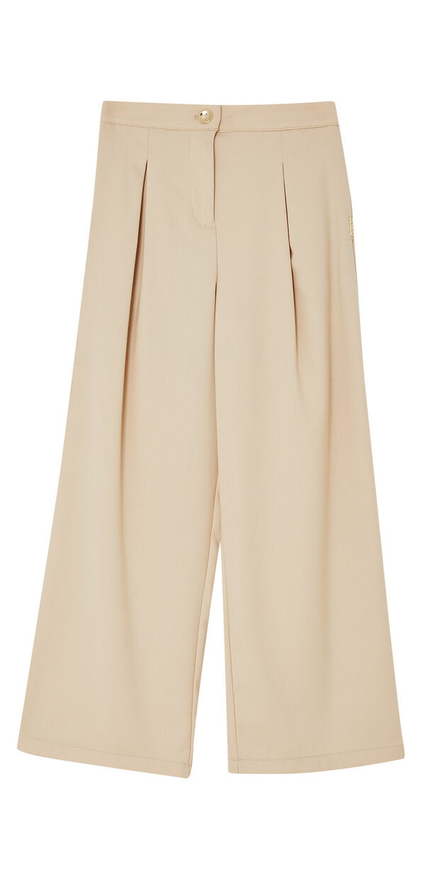Liu Jo Pantaloni palazzo color panna