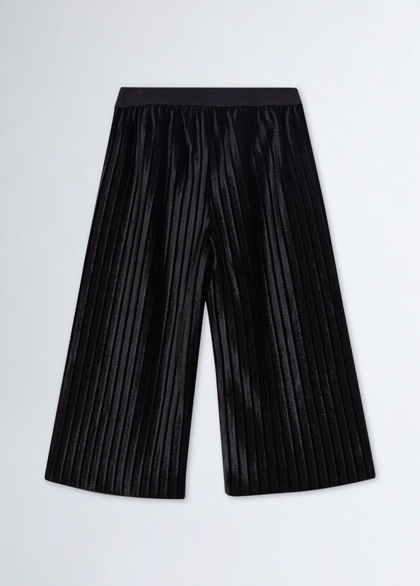 Liu Jo Pantaloni Plissé In Velluto