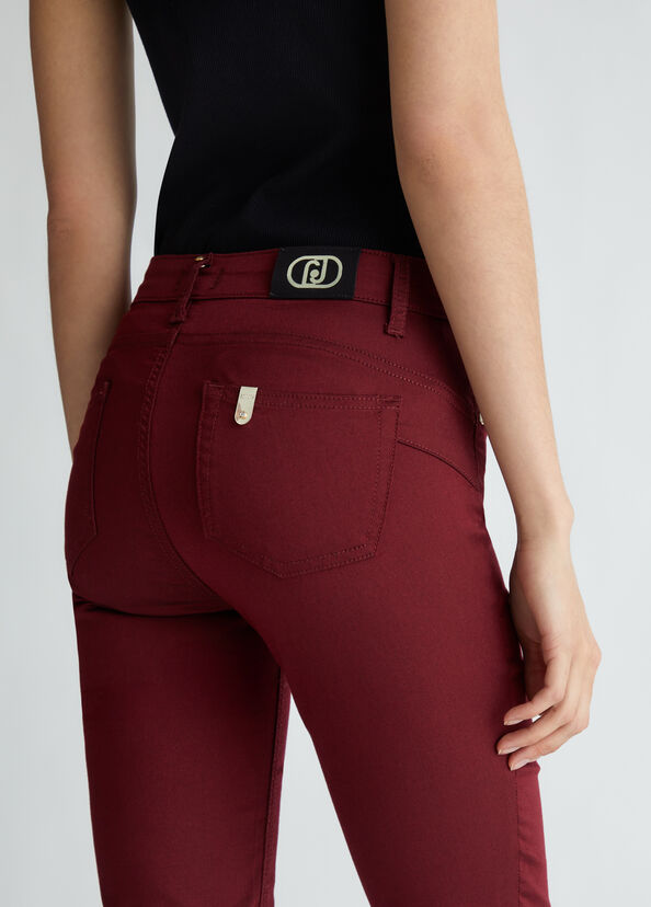 Liu Jo Pantaloni Skinny Bottom Up