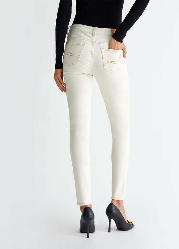 Liu Jo Pantaloni Skinny Bottom Up