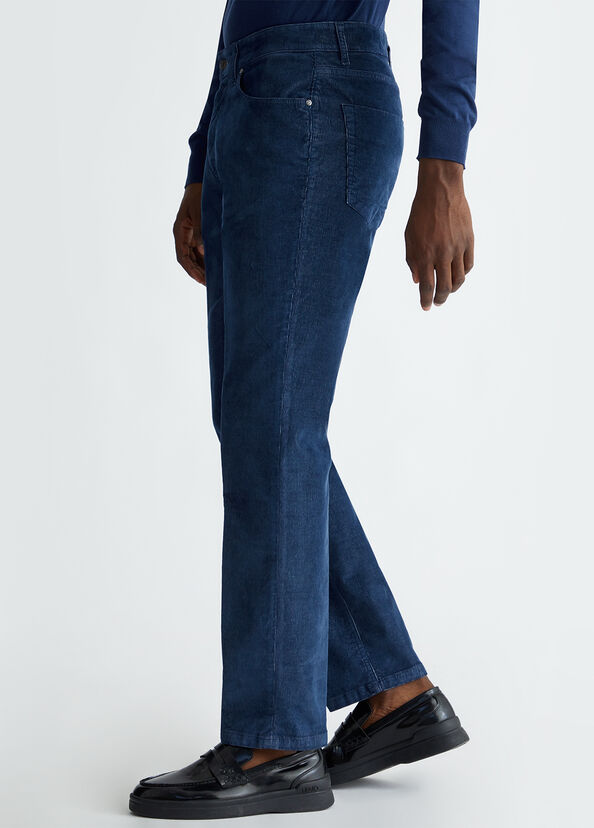 Liu Jo Pantaloni Slim Fit In Velluto