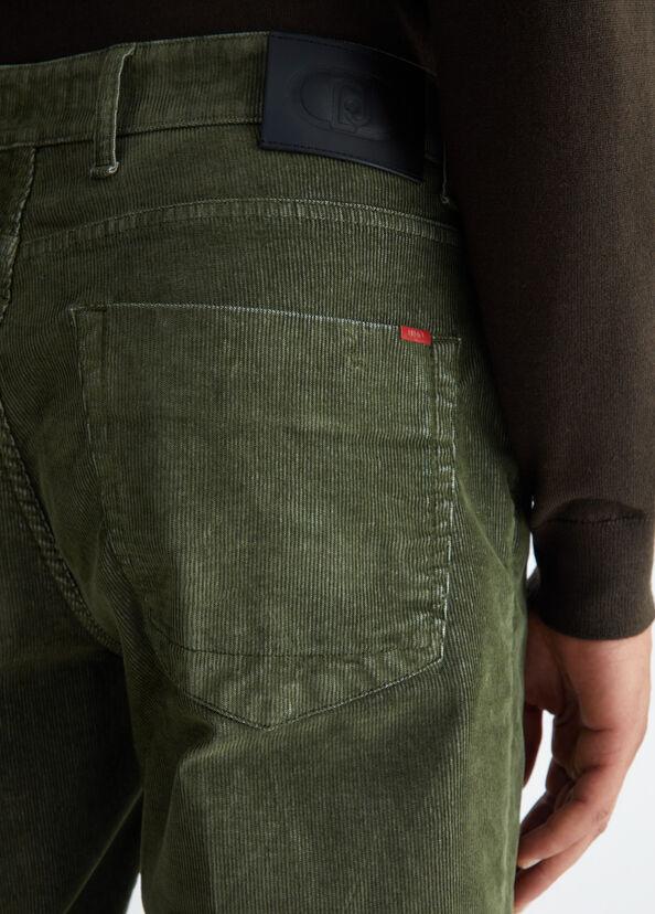 Liu Jo Pantaloni Slim Fit In Velluto