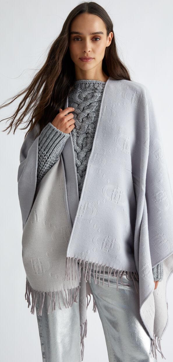 Liu Jo Poncho con logo