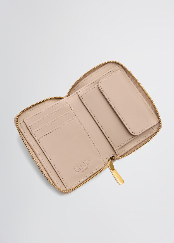 Liu Jo Portafoglio Zip Around Con Logo