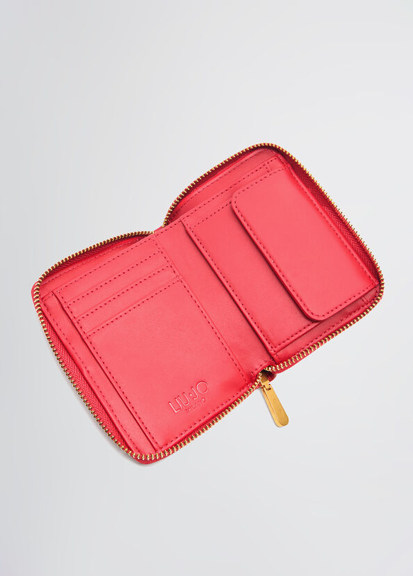 Liu Jo Portafoglio Zip Around Con Logo
