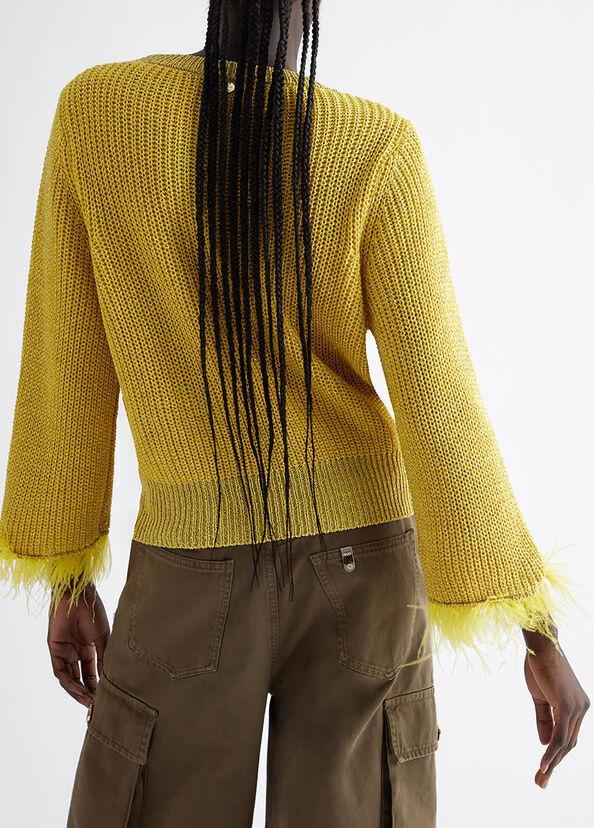 Liu Jo Pullover Con Piume