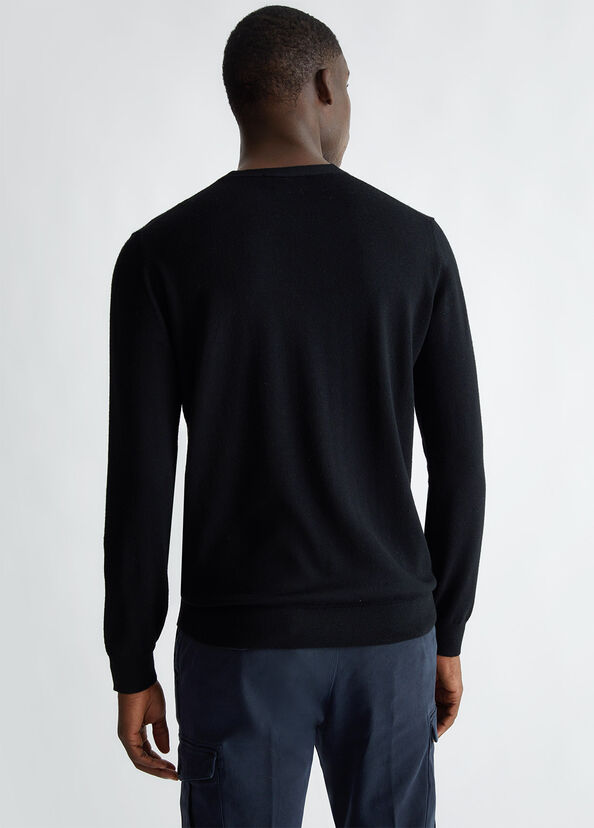 Liu Jo Pullover Nero 100% Lana