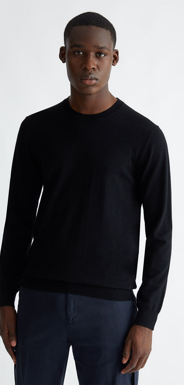 Liu Jo Pullover nero 100% lana